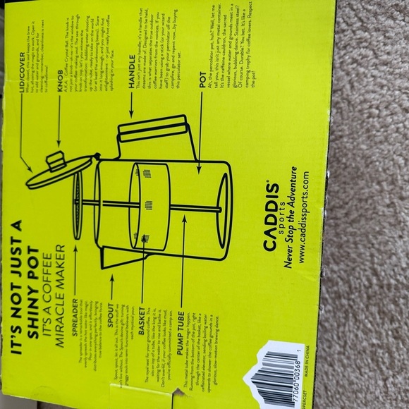 AlpineMountain Gear 5-piece Stainless Steel Coffee Set Stovetop Or Campfire - Picture 8 of 10